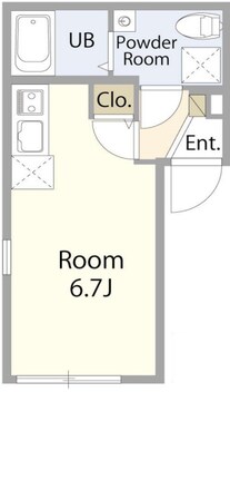 中板橋駅 徒歩3分 1階の物件間取画像